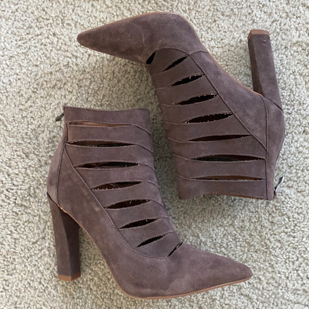 Steve Madden Suede Heel Booties